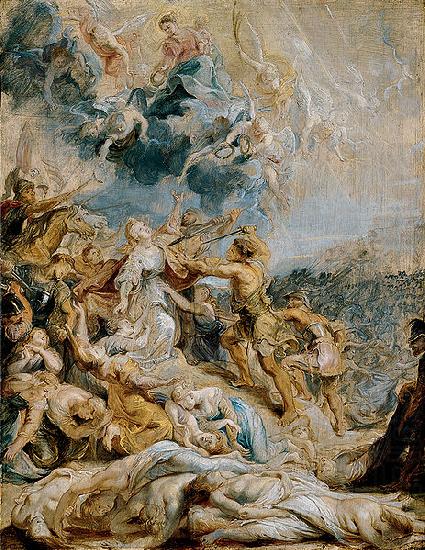 Peter Paul Rubens The Martyrdom of Saint Ursula and the Eleven Thousand Maidens china oil painting image